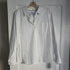 Croft & Barrow NWT Button Down White Shirt